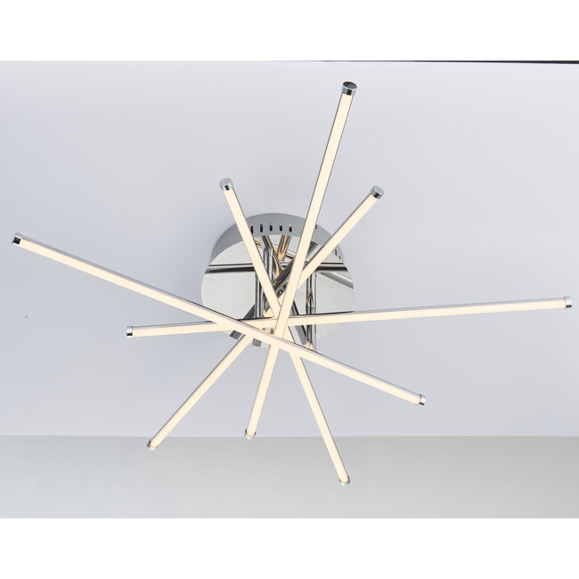 Web LED 1 Light Semi Flush