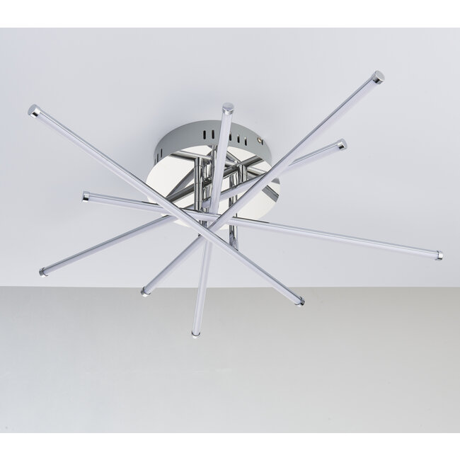 Web LED 1 Light Semi Flush
