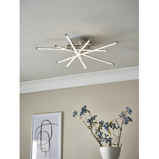 Web LED 1 Light Semi Flush