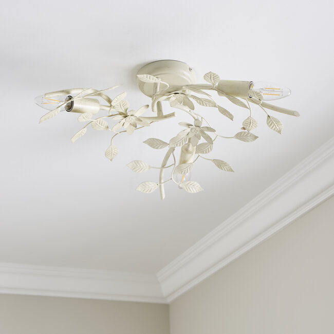 Chonte 3 Light Semi Flush