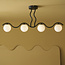 Wavy 4 Light  Semi Flush