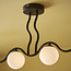 Wavy 4 Light  Semi Flush