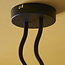 Wavy 4 Light  Semi Flush