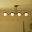 Wavy 4 Light  Semi Flush
