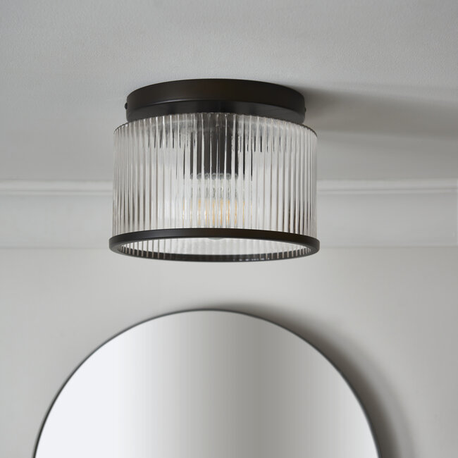 Alyn glass bathroom ceiling fitting