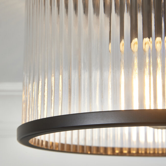 Alyn glass bathroom ceiling fitting