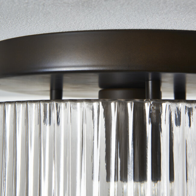 Alyn glass bathroom ceiling fitting