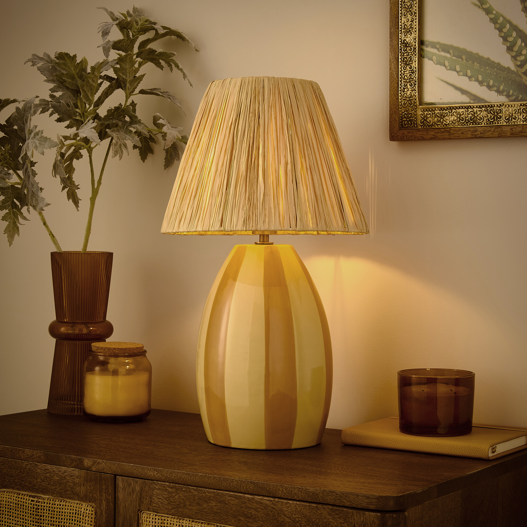 Mirabelle Table Lamp Yellow - The Factory Shop - Poole Lighting