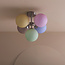 Cotton candy 5lt Semi Flush Multi Coloured Glass