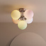 Cotton candy 5lt Semi Flush Multi Coloured Glass