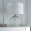 Knighton 2lt table  - clear glass