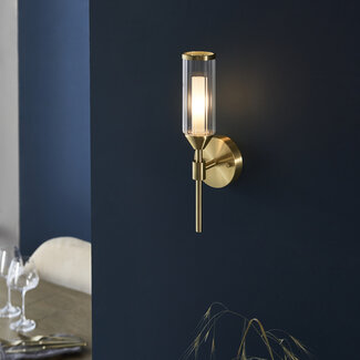 Candle 1lt Wall Satin Gold