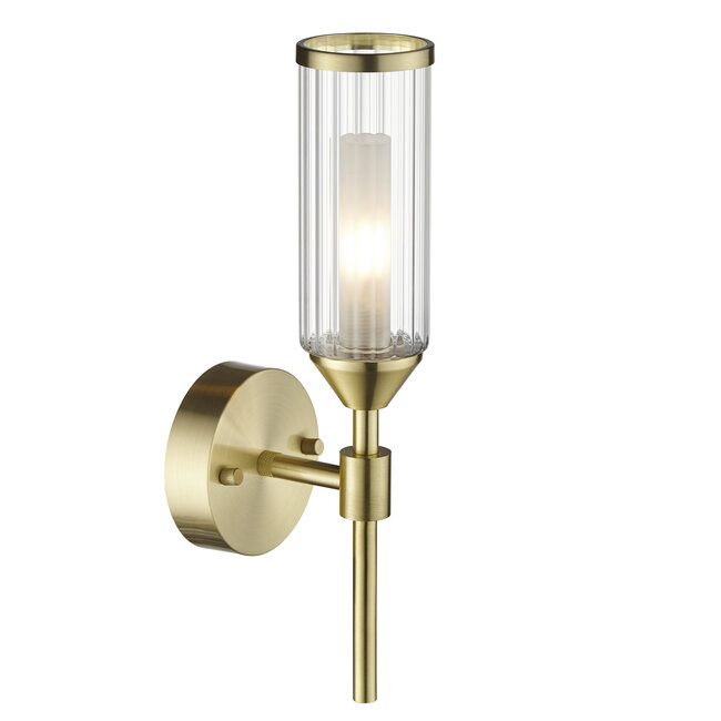 Candle 1lt Wall Satin Gold