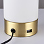 Dara USB table - brass - Factory Second
