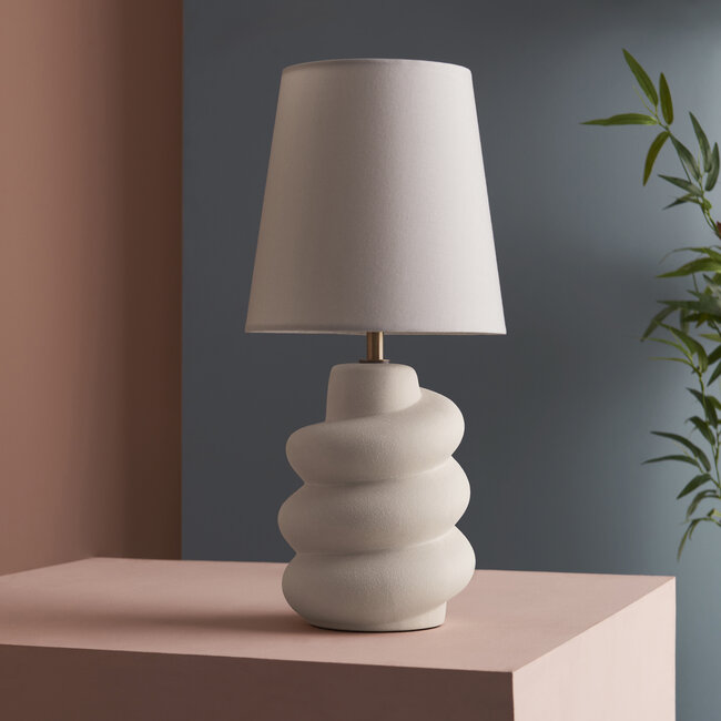 Spiral Table Lamp Natural