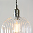 Drop Ribbed Sml Pendant - B.Nickel