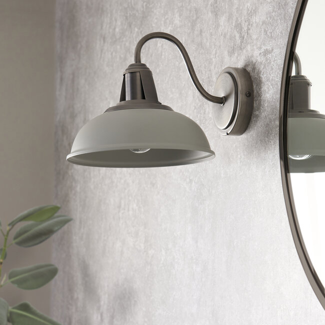 Gaya Bathroom Wall Light Grey