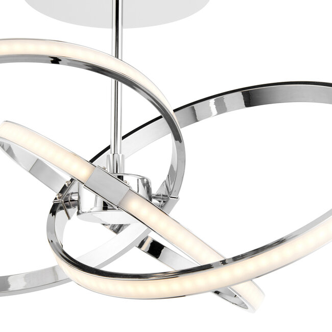 Endor 3lt Semi Flush Chrome