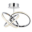 Endor 3lt Semi Flush Chrome