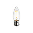 B22 4W Candle Dimmable Bulb - Clear