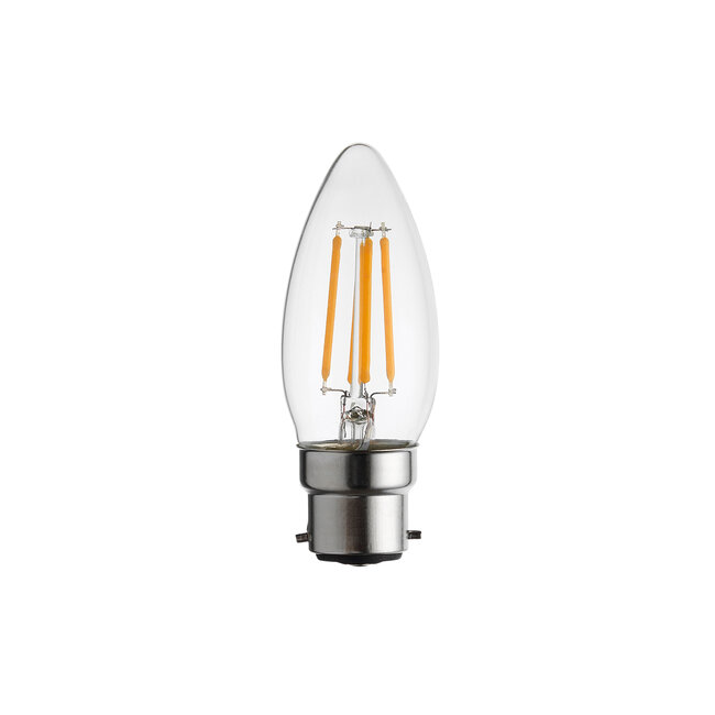 B22 4W Candle Dimmable Bulb - Clear