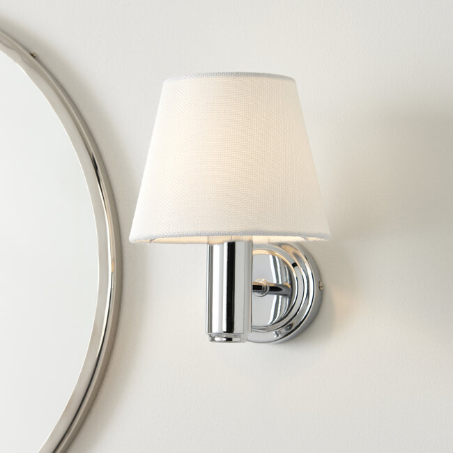 Lessie Bathroom Wall Light Chrome