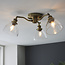 Hansen 3lt Semi Flush Brass