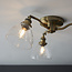 Hansen 3lt Semi Flush Brass