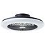 Brilliant Salerno LED RGB Ceiling Fan Light 49CM Black