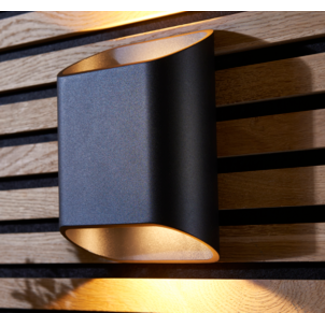 Nocula CCT 2lt Wall IP54 Matt Black