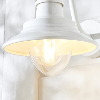 Peshkatar Outdoor Wall Light White