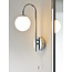 Snowdrop wall light, Chrome
