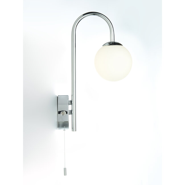 Snowdrop wall light, Chrome