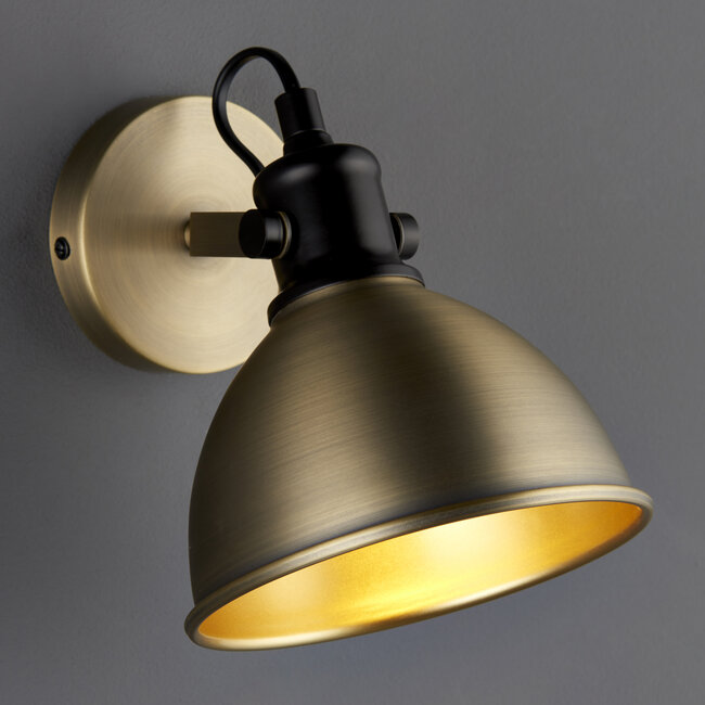 Orion 1lt Wall Brass