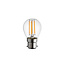 B22 4W Golf Dimmable Bulb - Clear