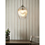 Dropper ribbed glass pendant