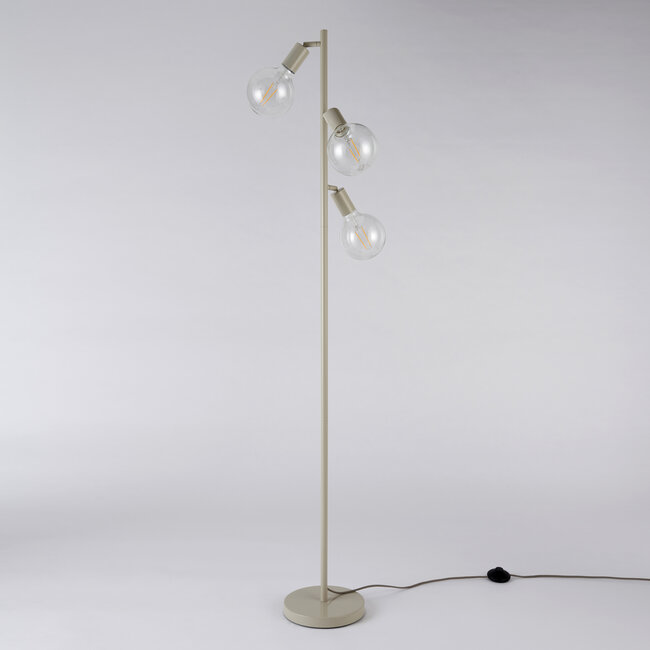 Branch 3lt Floor Lamp Grey
