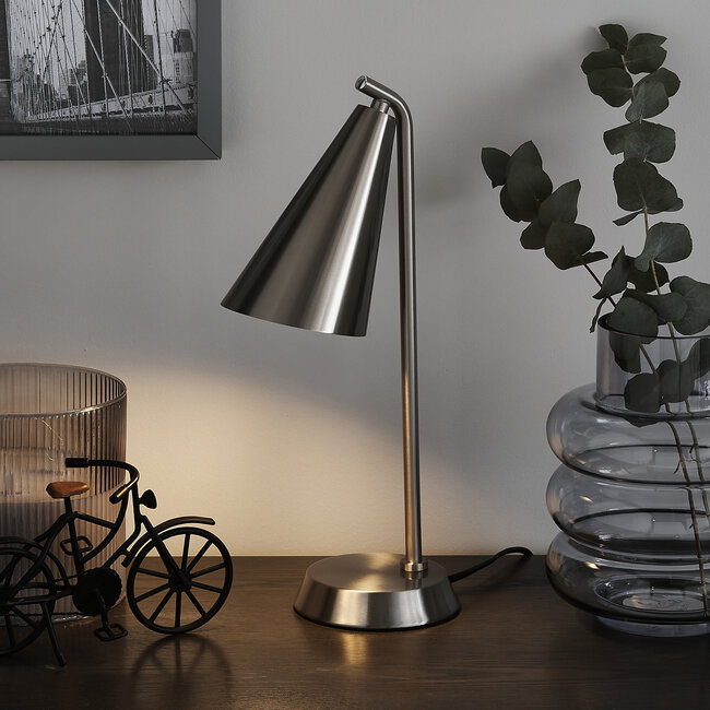 Cone Desk Lamp Nickel