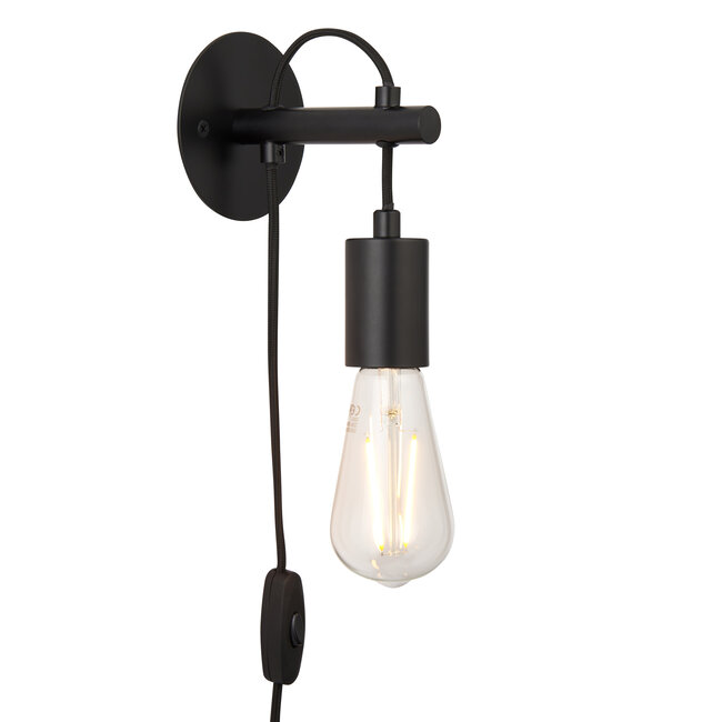 Monte Wall Light Matt Black