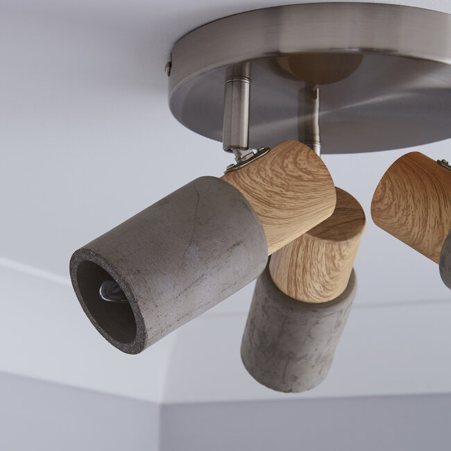 India 3lt Brushed Satin Nickel