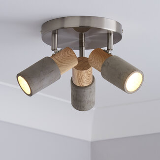 India 3lt Brushed Satin Nickel