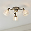 Amelia 3 Light Semi Flush Ceiling Fitting