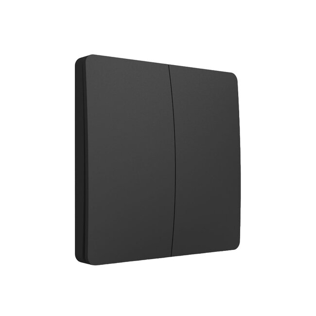 Ener-J 2 Gang Wireless Kinetic Switch Dimmable/Non Dimmable (black body)