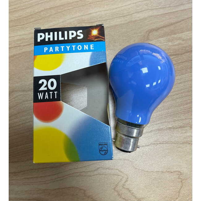 Poole Lighting Philips Partytone 20W B22 Blue