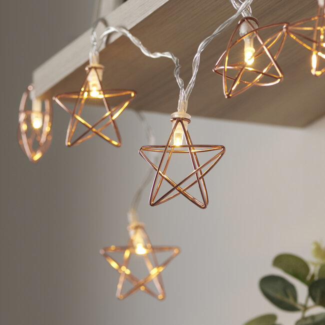 Wire Star Line Lights