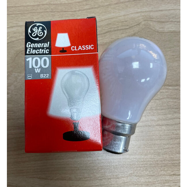 Poole Lighting GE Classic 100W B22 1330LM Pack of 10