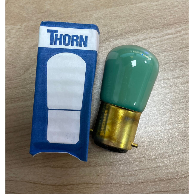 Poole Lighting Thorn EMI B22 15W Green Pygmy