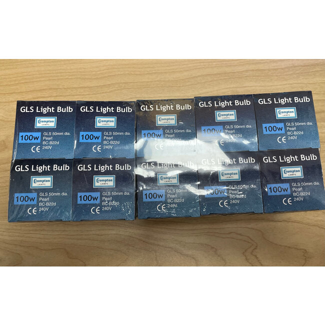 Crompton Crompton GLS B22 100W 1330W Pack of Ten