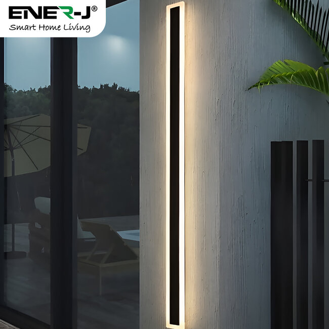 Ener-J 24W Outdoor Acrylic Wall Lights CCT Switchable & Dimmable with Remote 100cms IP65