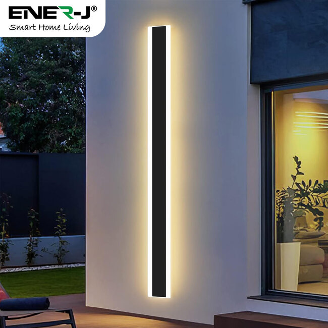Ener-J 24W Outdoor Acrylic Wall Lights CCT Switchable & Dimmable with Remote 100cms IP65